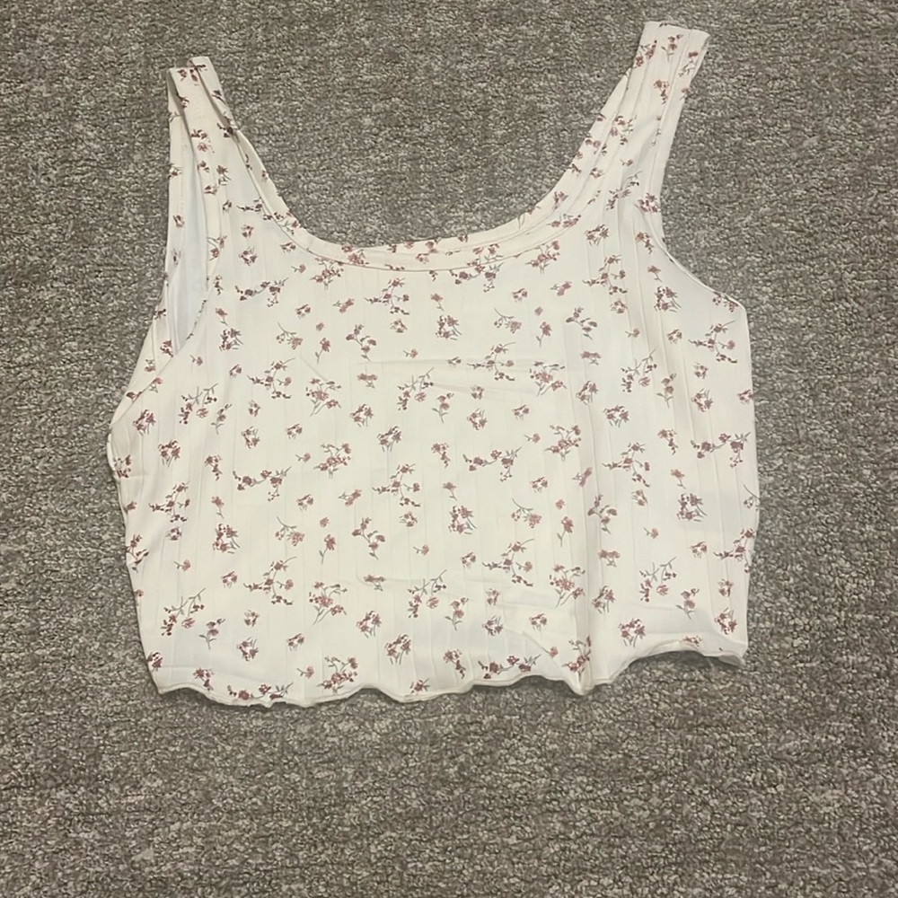 Floral tank top